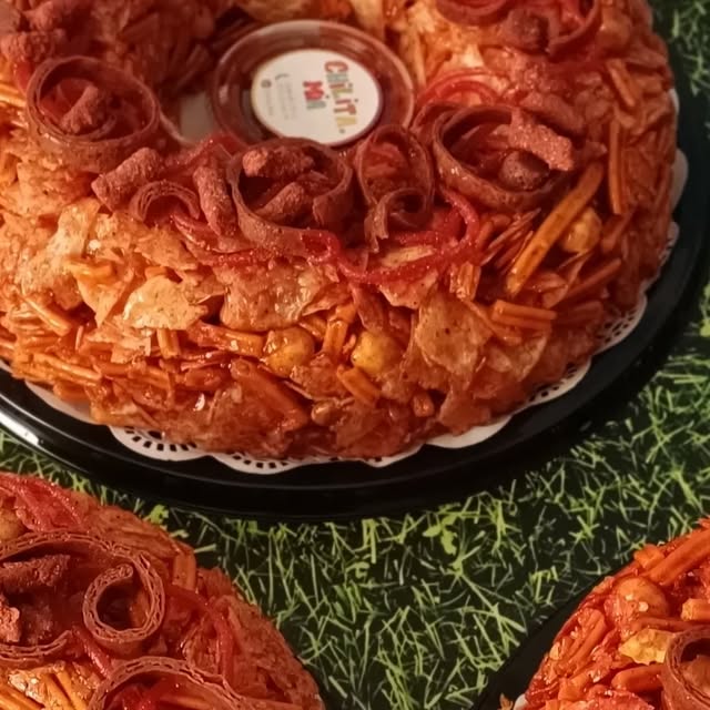 Rosca de papa enchilada