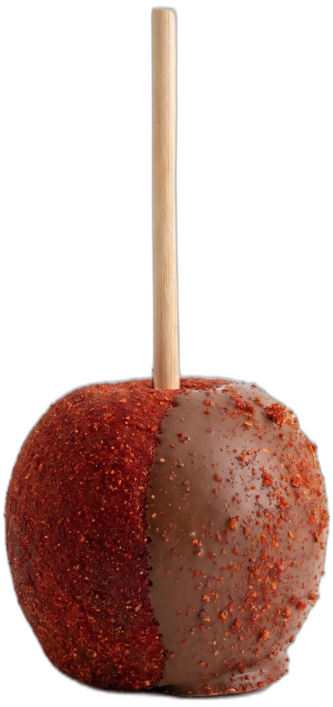 Manzana Combinada mitad chamoy mitad chocolate